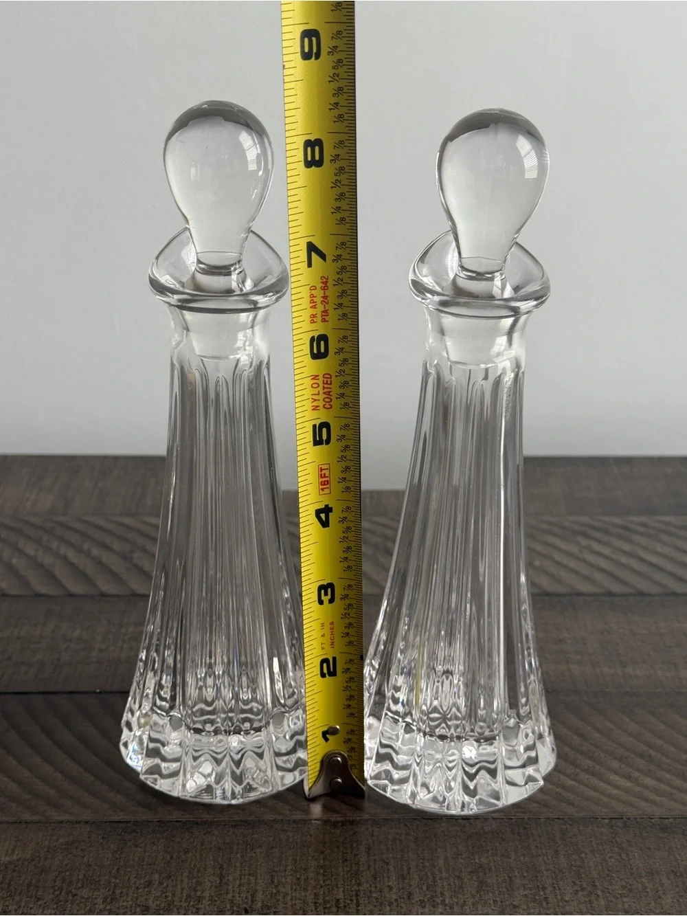 Crystal Cruet Set of 2 Piece Oil & Vinegar Set | Kitchen Tools